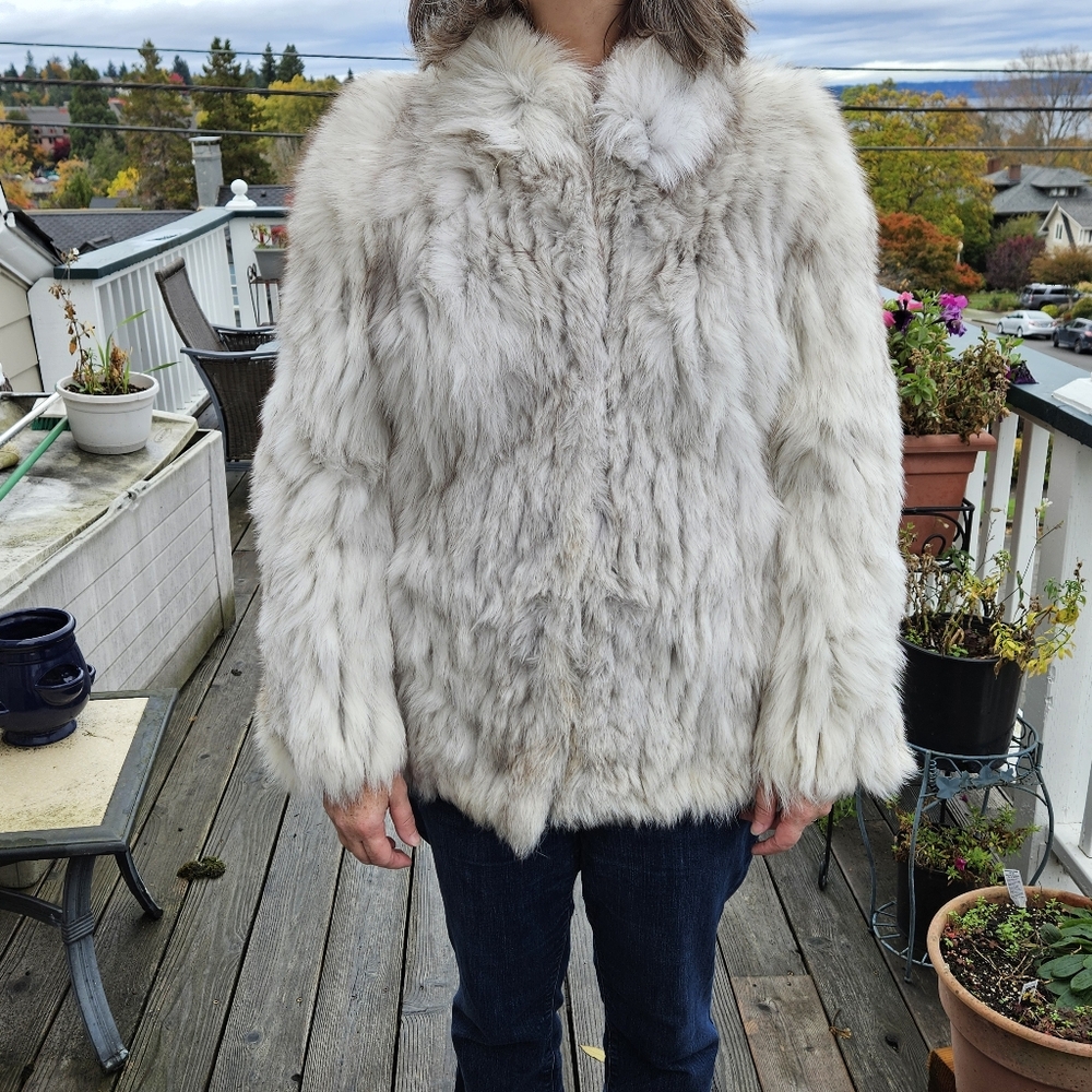 Vintage Saga Fox Silver Fox Coat